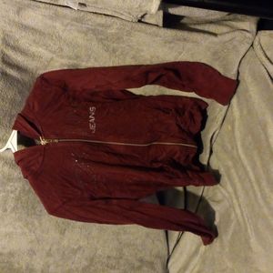 Burgundy jacket, size medium